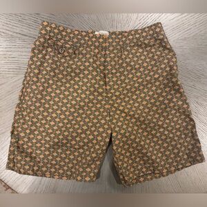 Scotch & Soda Olive and Orange Patterned Shorts